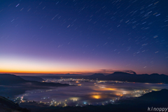 阿蘇 少し雲海