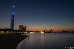 福岡タワー シーサイドももち 夕景 2