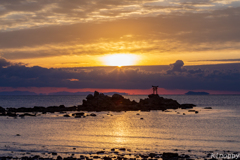 奈多海岸 朝景色 3