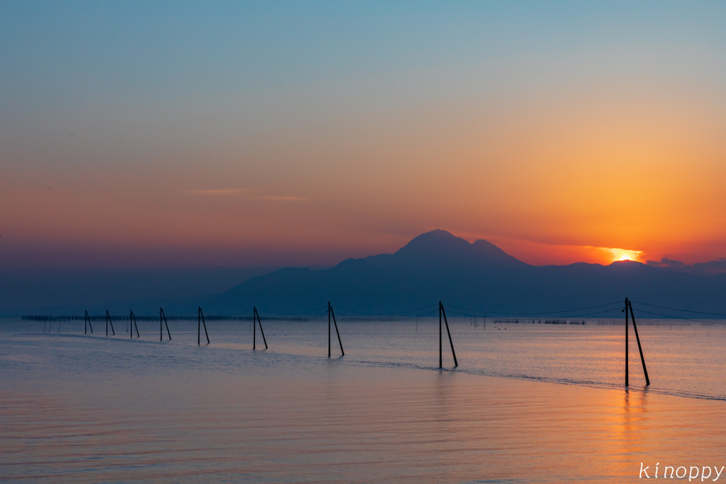 岱明海床路 夕景 7