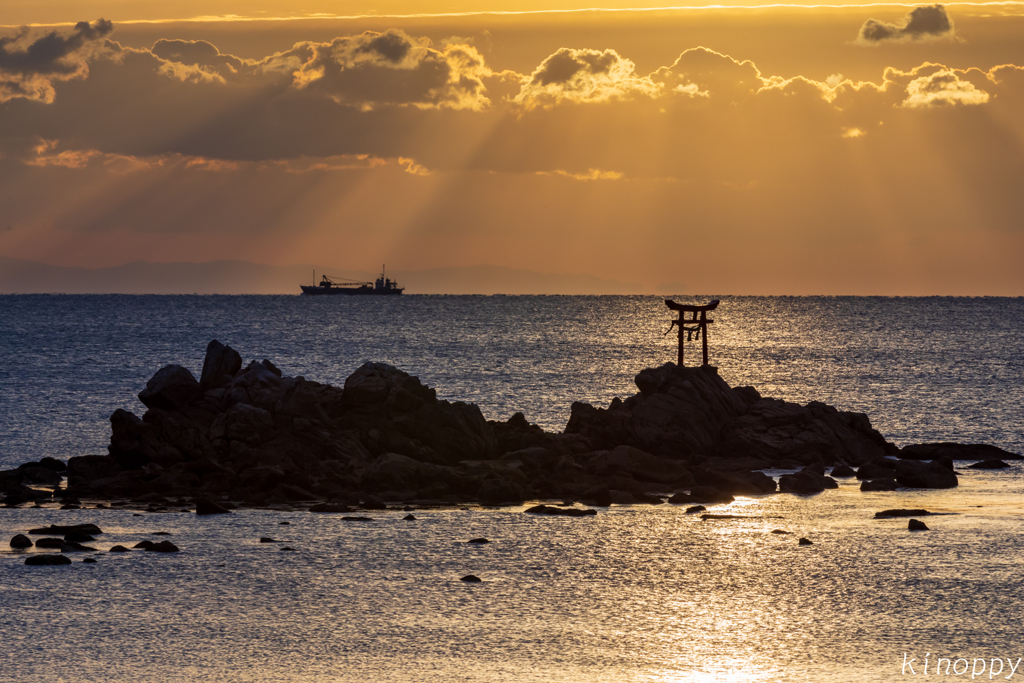 奈多海岸 朝景色 4