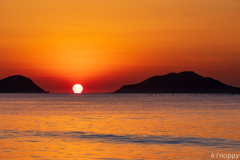 さつき松原海岸 夕景 3