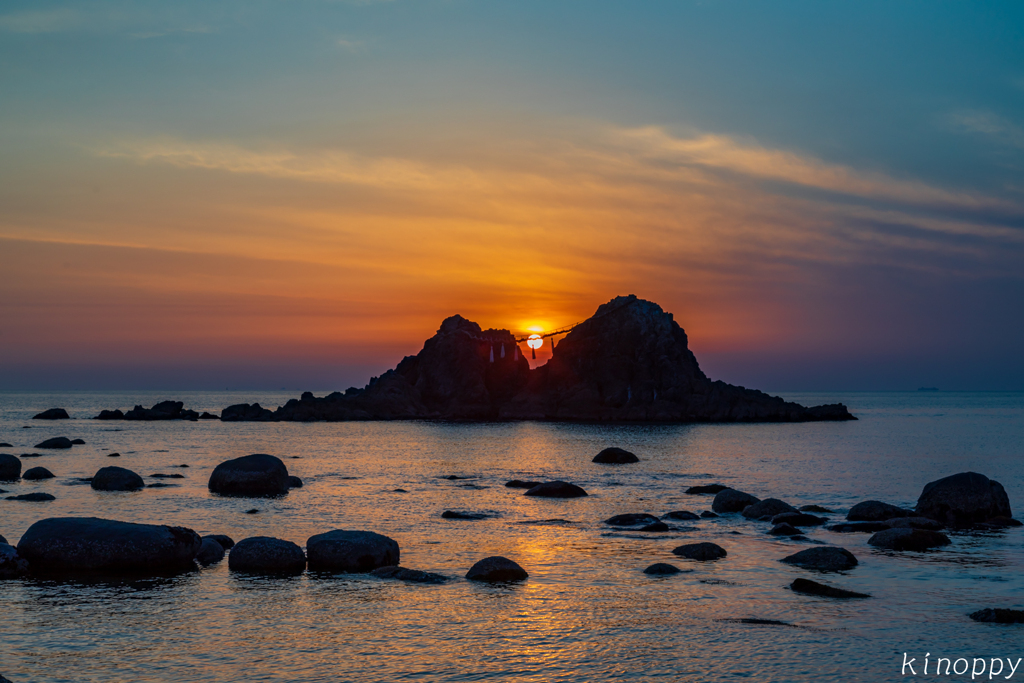 桜井二見ヶ浦 夕景 2