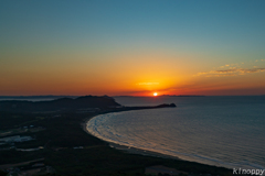 糸島火山 夕景 2