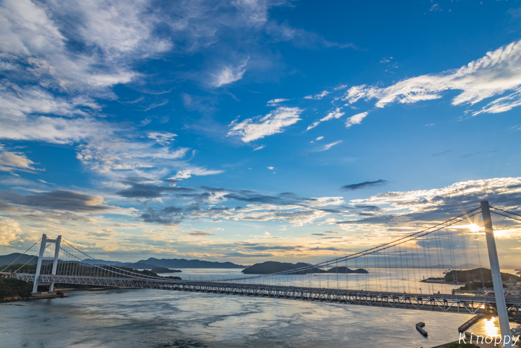 瀬戸大橋 夕景