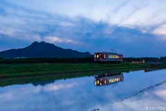 北条鉄道 夕景 5