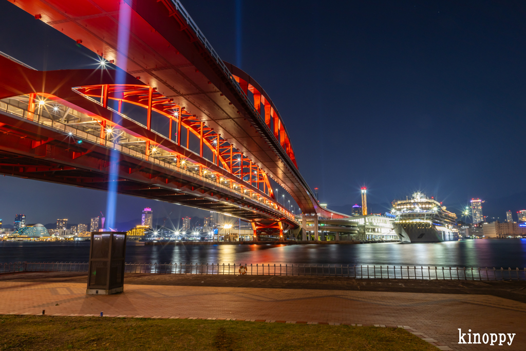神戸大橋 夜景 4