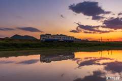 北条鉄道 夕景