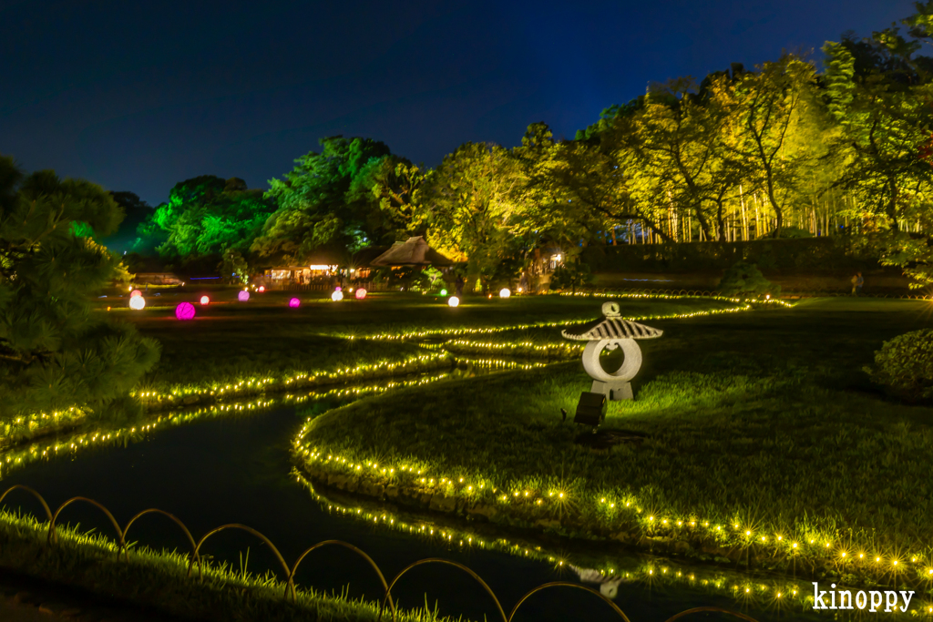 岡山後楽園 夏の幻想庭園 3