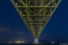 明石海峡大橋 ライトアップ 4