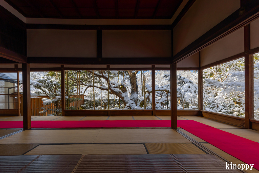 宝泉院 雪景色