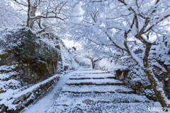 三千院門前 雪景色 4