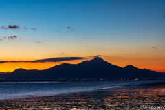 雲仙普賢岳 夕景