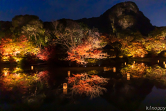 御船山楽園 紅葉 ライトアップ 3