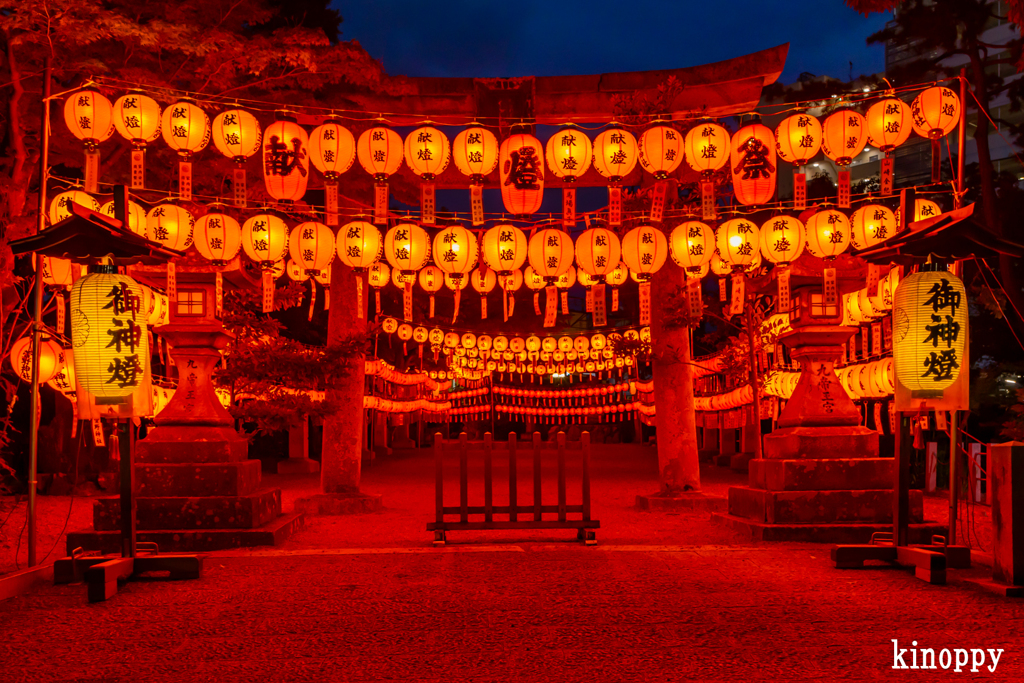 萱野神社 献灯祭