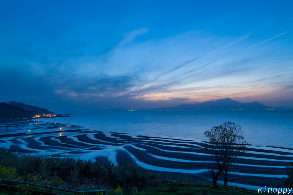 御輿来海岸 夕景 2