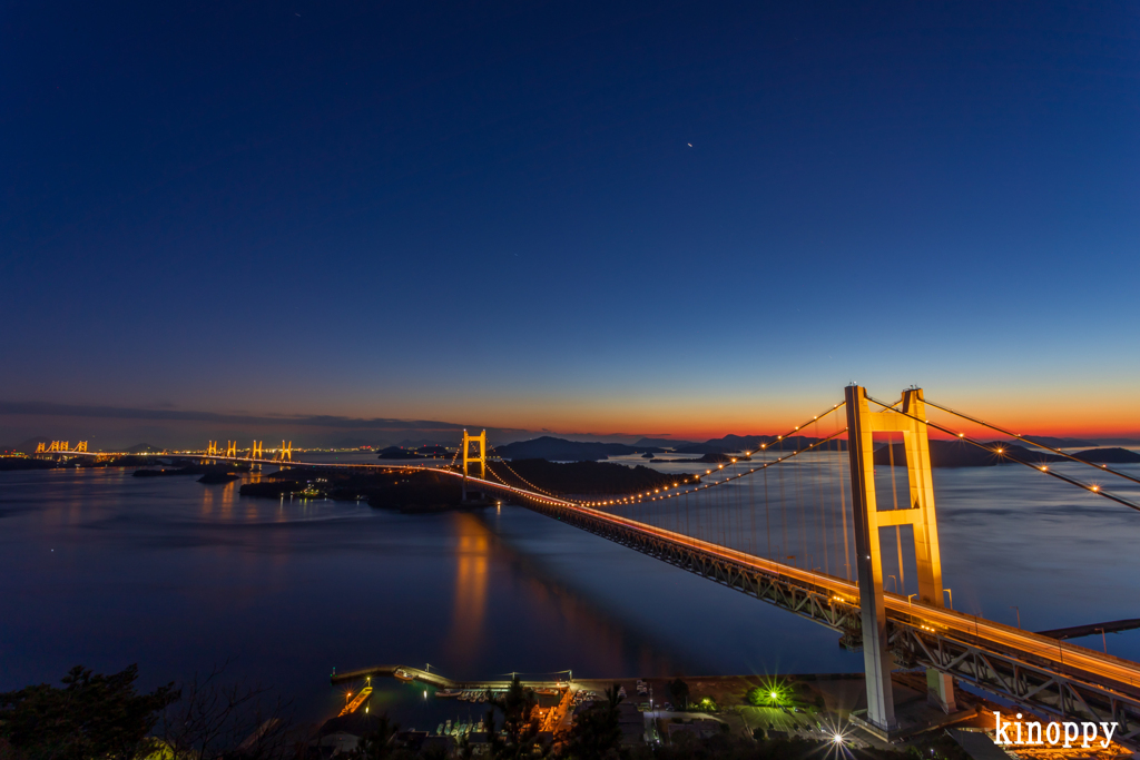 瀬戸大橋 夕景 3