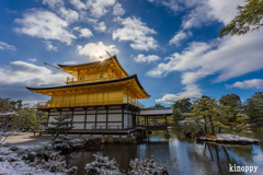 金閣寺 雪景色 4