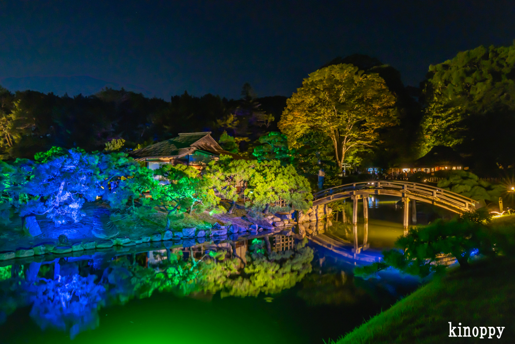 岡山後楽園 夏の幻想庭園 4