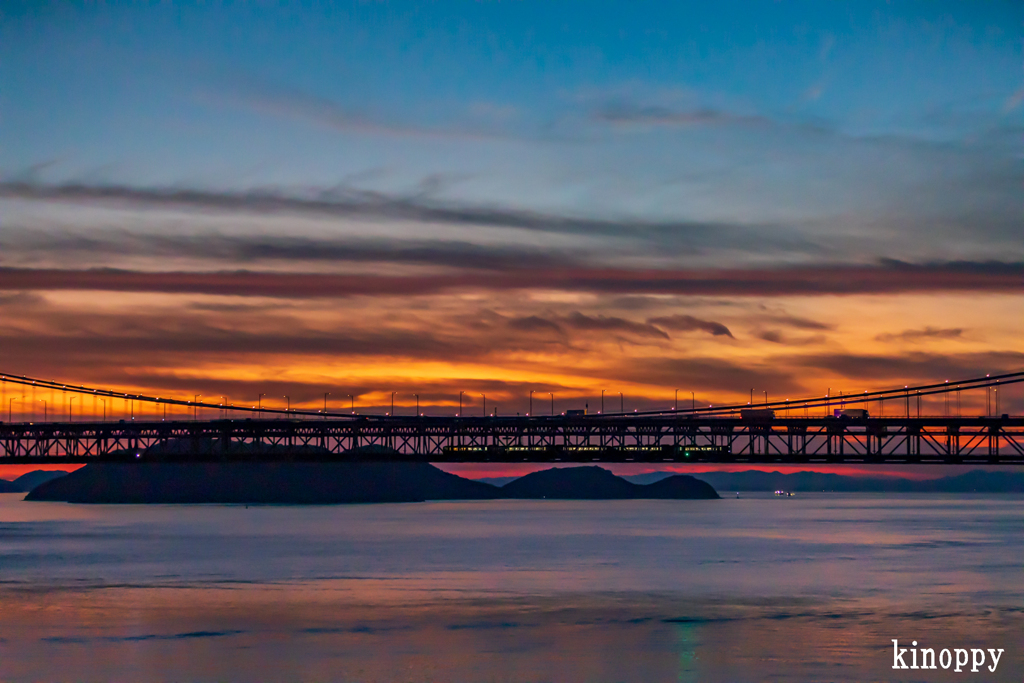 瀬戸大橋 夕景 5