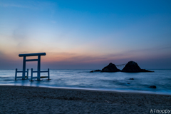 桜井二見ヶ浦 夕景 2