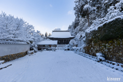 三千院門前 雪景色 3