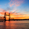 筑後川昇開橋 夕景