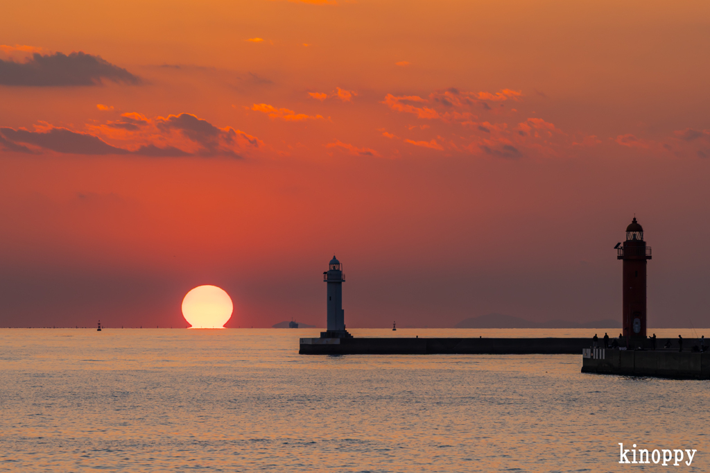 中島埠頭 夕景 3