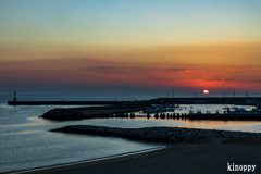 江井島海岸 夕景 2