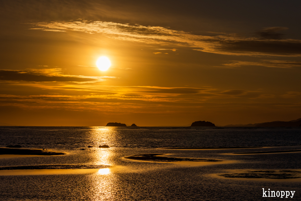 播磨灘 夕景