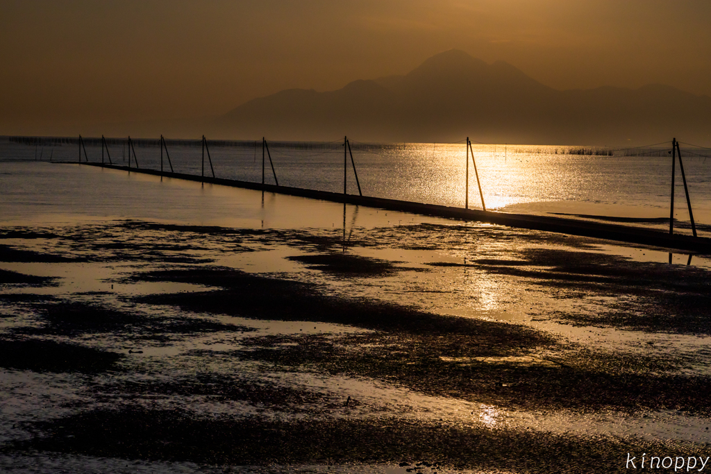 岱明海床路 夕景 5
