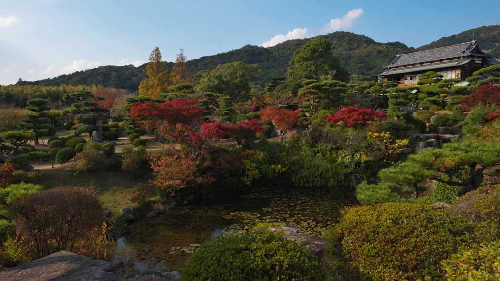 紅葉＿毛利氏庭園・３０＿１４
