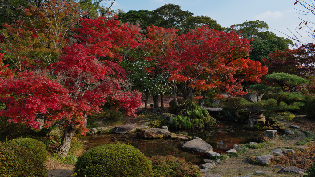 紅葉＿毛利氏庭園・３０＿１６