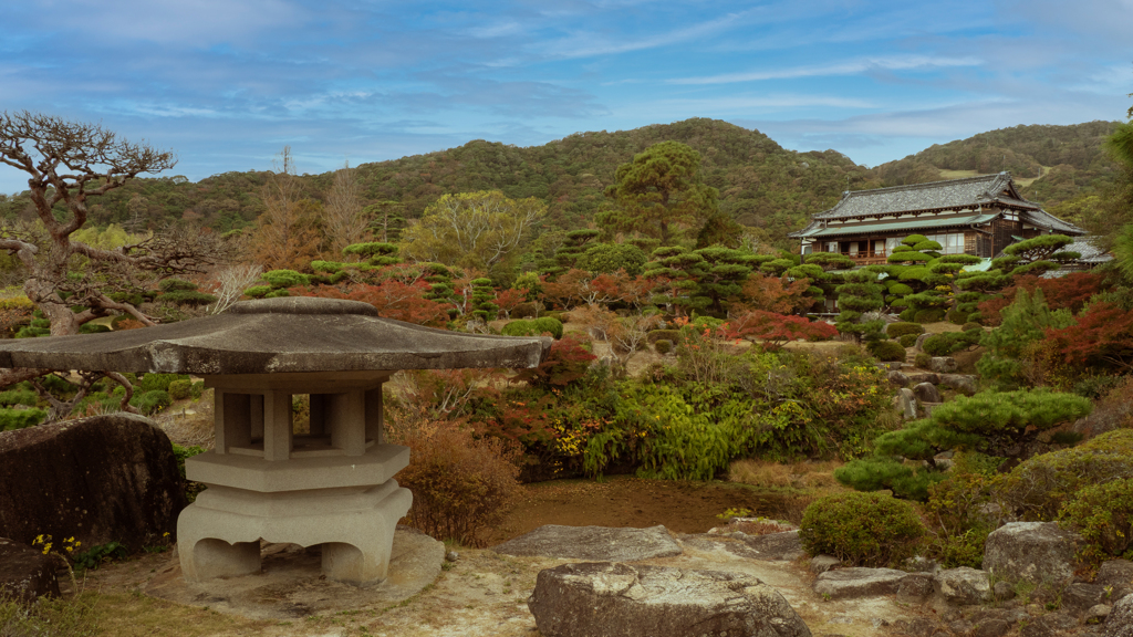 秋模様 防府毛利氏庭園＿２