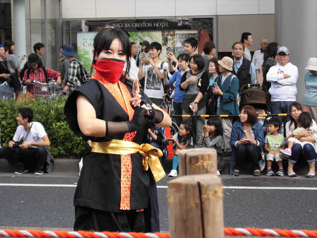 女忍者でとても美人そう