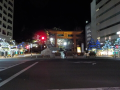 夜の二荒神社