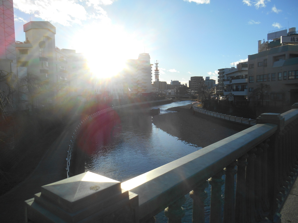 太陽が沈む