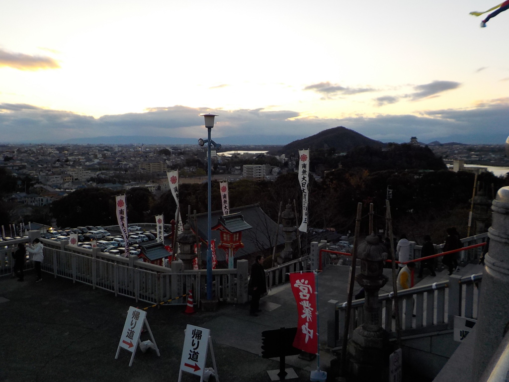 夕日