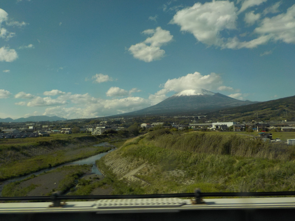 車窓からの富士山