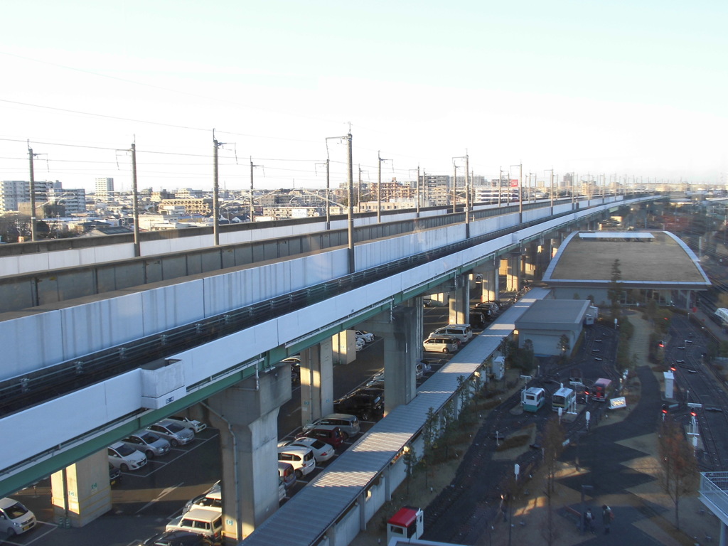 鉄道博物館 屋上