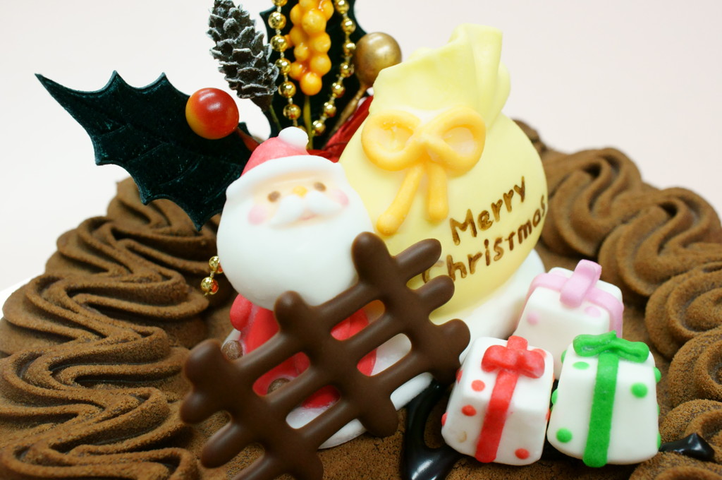 小学三年生12月 2015年クリスマスケーキの飾りのアップ♪