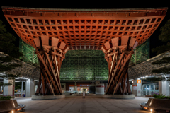 夜の金沢駅