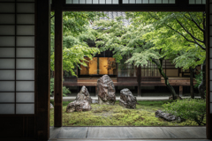 雨の建仁寺1