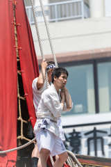 菊水鉾の屋根の上