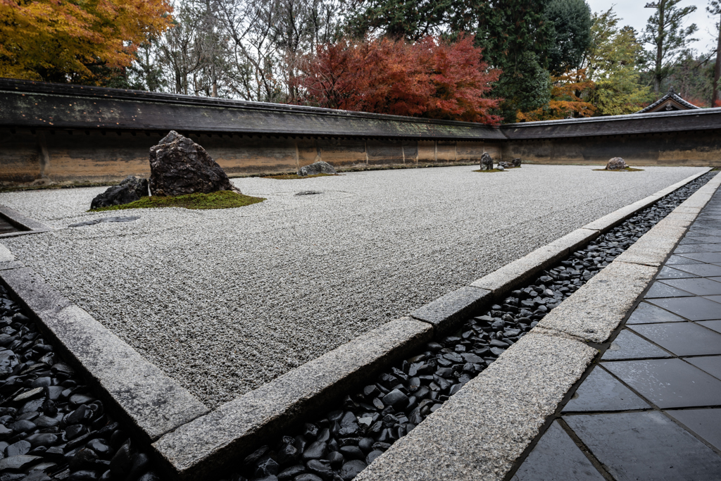 晩秋の龍安寺1