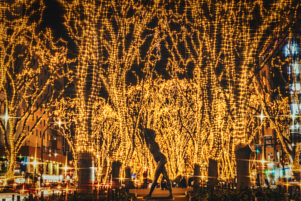 夜の定禅寺通り1