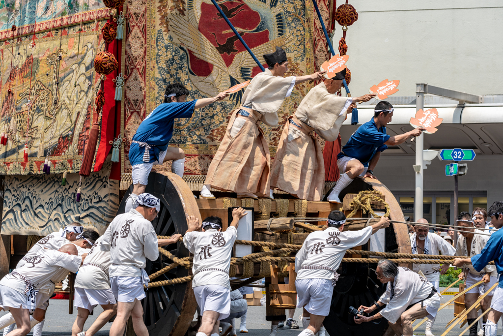 菊水、見せ場です