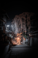 夜の産寧坂