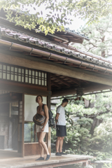 武家屋敷跡野村家にて2