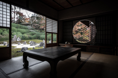 晩秋の光明院1